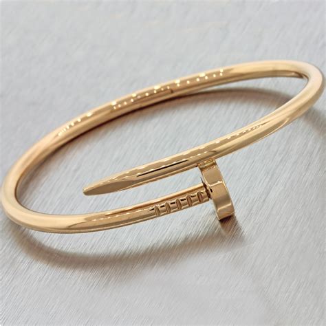 clou cartier bracelet homme|authentic cartier nail bracelet.